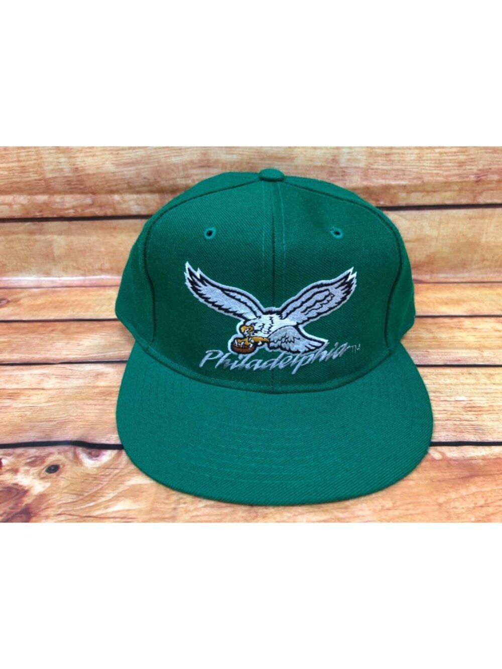 NOS Vintage Pro New Era Philadelphia Eagles 6 3/4 Fitted Hat NFL (a12a)